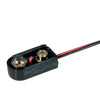 1000094 | BAT-HOL-9V-SCQ (2 Pcs) --- Holders Battery Accessories -  9V Snap On 9V Battery  - Plastic