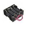 1000024 | BAT-HOL-AA-08-4SB (2 Pcs) --- Holders Battery Accessories -  AA Battery Holder 8 x AA -2 Rows of 4- - 58 x 60 x 30 - Delrin