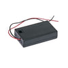 1000022 | BAT-HOL-AAA-02SSW (5 Pcs) --- Holders Battery Accessories -  AAA Battery Holder 2 x AAA Side by Side - Enclosed with switch - 63 x 26 x 16 - Delrin