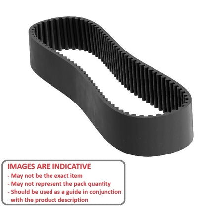 1148289 | B-080H-0036-0400-NFB (2 Pcs) --- Timing 8.000mm Pitch Belts - 36 tooth - 288x40 mm - Nylon Covered Neoprene with Fibreglass Cords