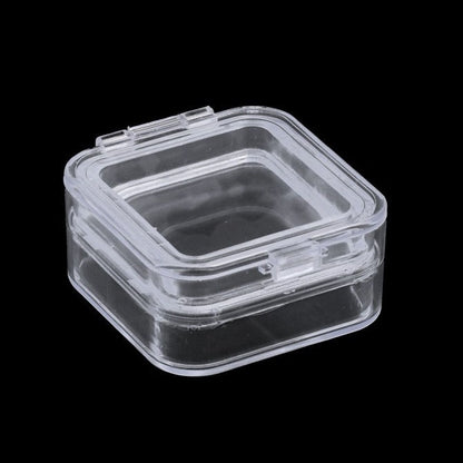 1226556 | PBOX01-030-030-010-M --- Clear Plastic Parts Boxes - Compartments One Compartment 30x30 mm - Acrylic