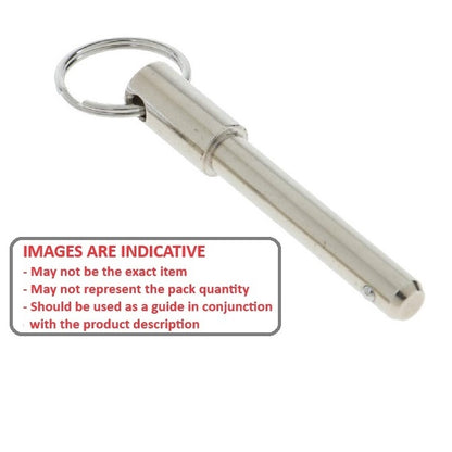 1134513 | BLP-254-0635-RSH-C --- Ball Lock Pins - 25.4x63.5 mm - Carbon Steel