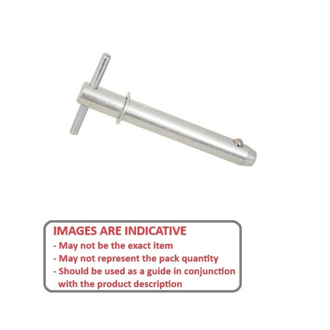 1134758 | BLP-254-1524-TSH-C --- Ball Lock Pins - 25.4x152.4 mm - Carbon Steel