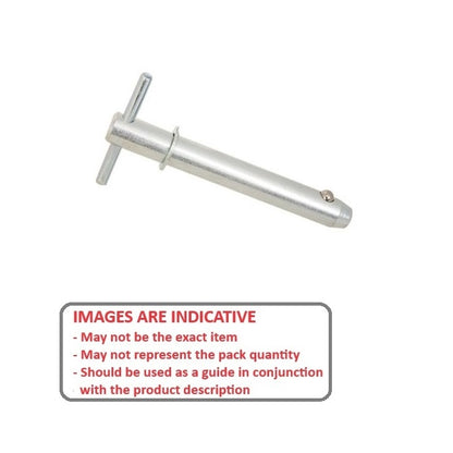 1134758 | BLP-254-1524-TSH-C --- Ball Lock Pins - 25.4x152.4 mm - Carbon Steel