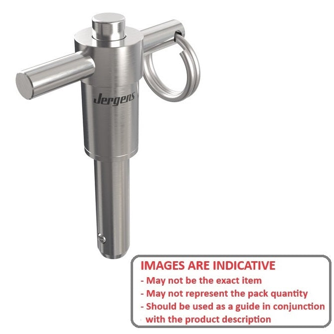 1111709 | BLP-159-1016-THD-S17 --- Ball Lock Pins - 15.88x101.6 mm - 17-4 PH Stainless