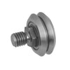 1000038 | DVWS0-ZZ --- Studded Guide Wheels Dual Vee - Guide Wheel Size Reference 0 - 14.8x6.35 mm - Chrome Steel SAE 52100 with Shields