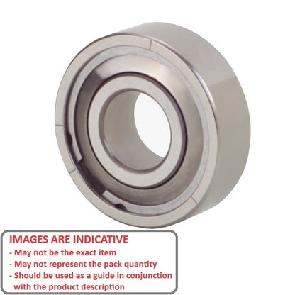 1081227 | 608A-FF-MC3-GR5-G48 --- Single Row Ball Bearings - 8x22x8 mm - Chrome Steel SAE 52100 - Low Torque Ribbon Retainer