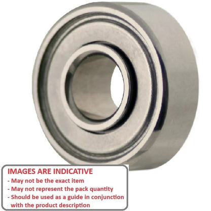 1036831 | SWR0A-ZZ-MC3-L23 --- Single Row Ball Bearings - 1.191x3.967x2.381 mm / 3.175 mm - Stainless Steel AISI 440C