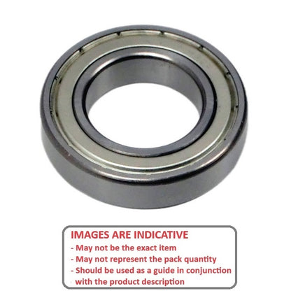 1037117 | SR1B-ZZ-MC3 --- Single Row Ball Bearings - 1.397x4.763x2.779 mm - Stainless Steel AISI 440C