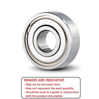 1058412 | SR166-ZZS-MC3-JP6 --- Single Row Ball Bearings - 4.763x9.525x3.175 mm - Stainless Steel AISI 440C