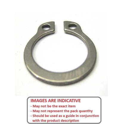 1118744 | CNG-01905-4 --- External Retaining Rings - 19.05x1.57 - - - Stainless Steel AISI 420C
