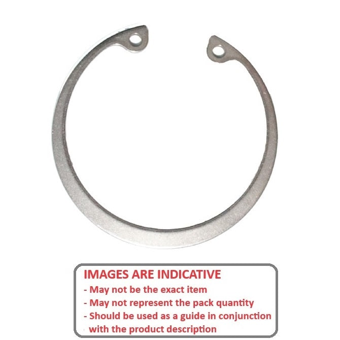 1083513 | CCI-00900-S15 (2 Pcs) --- Internal Retaining Rings - 9x0.8x9.4 mm - Stainless Steel Grade PH15-7 Mo