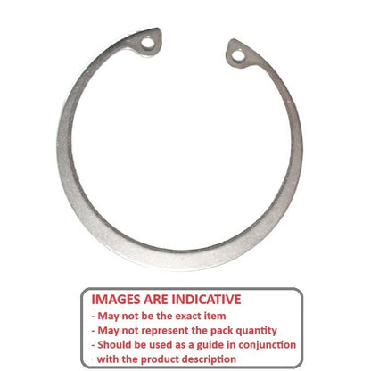 1078866 | CCI-00800-S15 (5 Pcs) --- Internal Retaining Rings - 8x0.8x8.4 mm - Stainless Steel Grade PH15-7 Mo