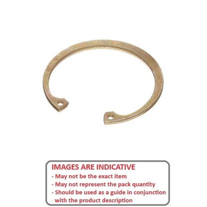 1077856 | CCI-00794-CZY (100 Pcs) --- Internal Retaining Rings - 7.94x0.31x8.38 mm - Carbon Steel Zinc Plated