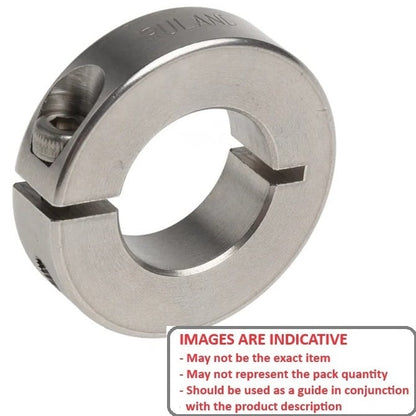 1050075 | COL-00318-013-06-1C-S3 --- Shaft Collars - 3.175x12.7x6.4 mm - Stainless Steel