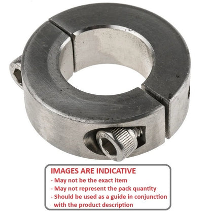 1093617 | COL-01000-030-10-2C-S4 --- Shaft Collars - 10x30x10 mm - Stainless Steel 304 (Similar to A2, 18-8) HRB80