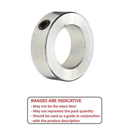 1099216 | COL-01200-020-20-ENP --- Shaft Collars - 12x20x6 mm - Steel - Electroless Nickel Plated