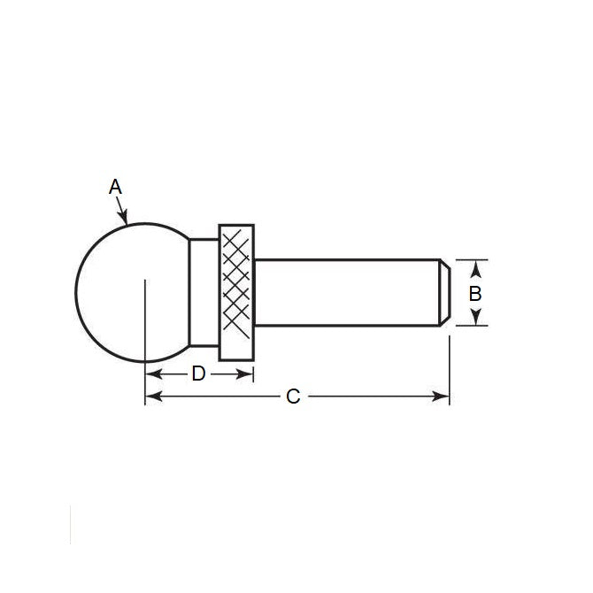 1084827 | BLTO-00953-CS-S2 --- Tooling Balls - 9.525x4.763x19.05 mm - Carbon Steel