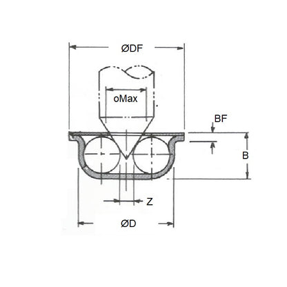 1001949 | C330 (10 Pcs) --- Pivot Bearings - 0.5x3.3x1.6 mm - Chrome Steel