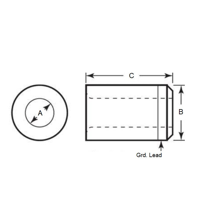 1069954 | BP0032-0064-0079-DT --- Drill Bushings - 6.35x3.175x7.938 mm - Tungsten Carbide