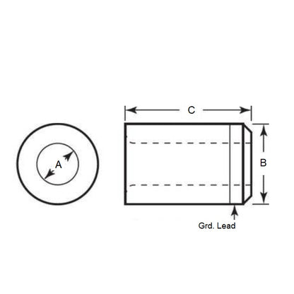 1109458 | BP0095-0159-0191-DT --- Drill Bushings - 15.875x9.525x19.05 mm - Tungsten Carbide