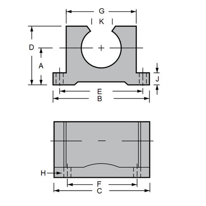 1149997 | BBFS-381-O --- Housings Pillow Block Frelon Linear - 38.1x44.45x120.65 mm