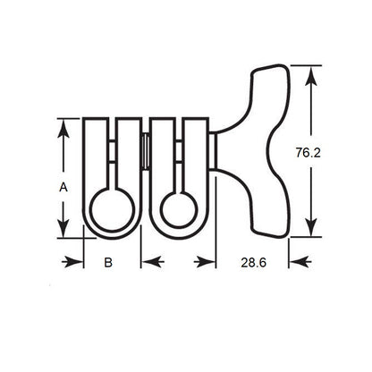 1100665 | SSJ-11RS --- Swivel Joints - 12.7x12.7x38.1 mm