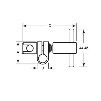 1087970 | SJ-8TRS --- Swivel Joints - 9.53x12.7x26.988 mm