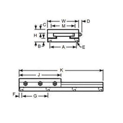 1161985 | KD-180RS --- Slide Assemblies Linear - 50.8 mm - 2721.6 Kg - 41.275 mm