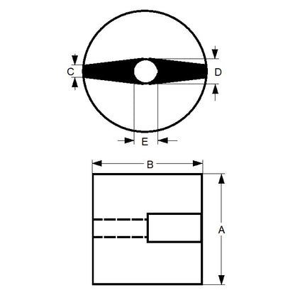 1100450 | MAG-BT-13-010-AN (22 Pcs) --- Button Alnico Magnets - 12.7x9.52x3.96 mm