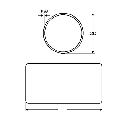 1056238 | MAG-S-05-006-AN --- Shielded Alnico Magnets - 4.76x6.35x0.46 mm