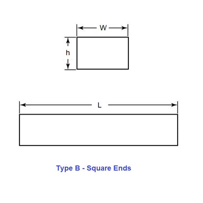 1040638 | K-0200-0200-2000B-C --- Machine Keys - 2x2x20 mm - Carbon Steel C45