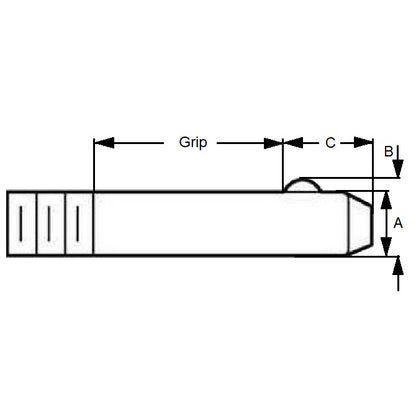 1056303 | BLP-048-0127-THR-S3 --- Ball Lock Pins - 4.76x12.7 mm - 303 Stainless Steel