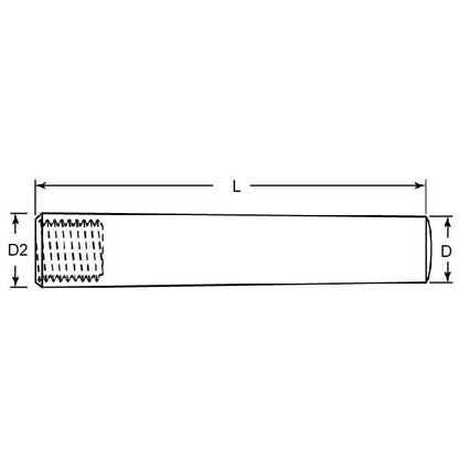 1093248 | TPM-1000-02400-EI (100 Pcs) --- Taper Metric Pins - 10x24x10.48 mm - Carbon Steel