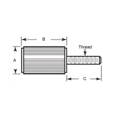 1086242 | SCP095C-022-C --- Panel Screws - 3/8-16 UNC -9.53mm- 22.22x26.97 mm - Steel