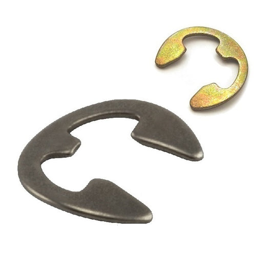 1048705 | ECB-0024-0032-C (100 Pcs) --- E-Clips Retaining Rings - 3.18x2.41x0.25 mm - Carbon Steel