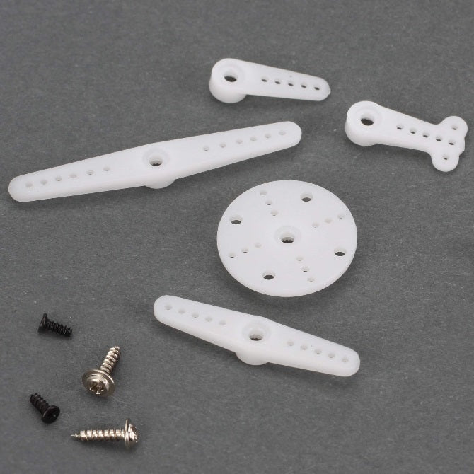 1223572 | EFLRSA100 (Set) --- E Flite Parts Hobby -  Servo Arm Blade 400 and Blade CX3 - Standard Arm, Fine Spline, Suit S0 Servo