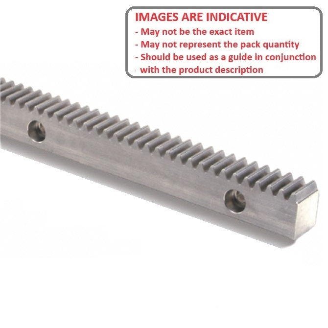1176463 | GR-D96-04-0076-09-S41MS --- Rack Gears - 76.2x4.242x9.017 mm - Stainless Steel AISI 416 Rc 36-42