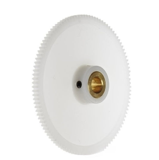 Spur Gears - 95 tooth - 38x4 mm - Acetal - Brass Insert