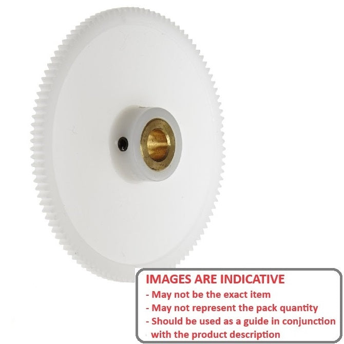 1160026 | G040B-50-M08-030-060-AB-G (35 Pcs) --- Spur Gears - 50 tooth - 40x6 mm - Acetal