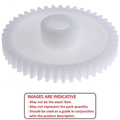 1172829 | G056B-70-M08-040-060-A-P --- Spur Gears - 70 tooth - 56x6 mm - Acetal