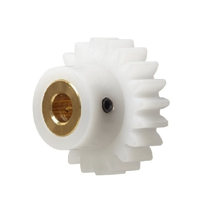 1096604 | G013B-12-D24-064-048-AB-G --- Spur Gears - 12 tooth - 12.7x4.762 mm - Acetal - Brass insert