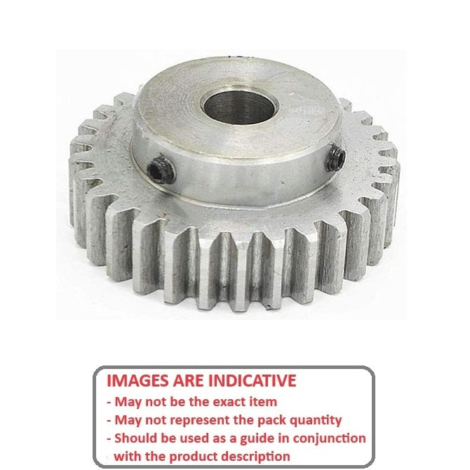 1195213 | G106B-132-M08-030-100-AL-N --- Spur Gears - 132 tooth - 105.6x10 mm - Aluminium Alloy 2024