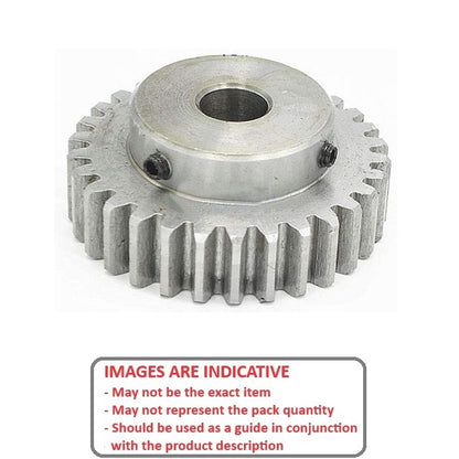 1195213 | G106B-132-M08-030-100-AL-N --- Spur Gears - 132 tooth - 105.6x10 mm - Aluminium Alloy 2024