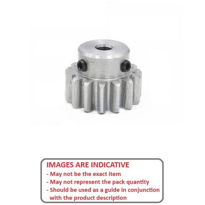 1112625 | G016B-016-M1-080-050-C --- Spur Gears - 16 tooth - 16x5 mm - S45C Steel