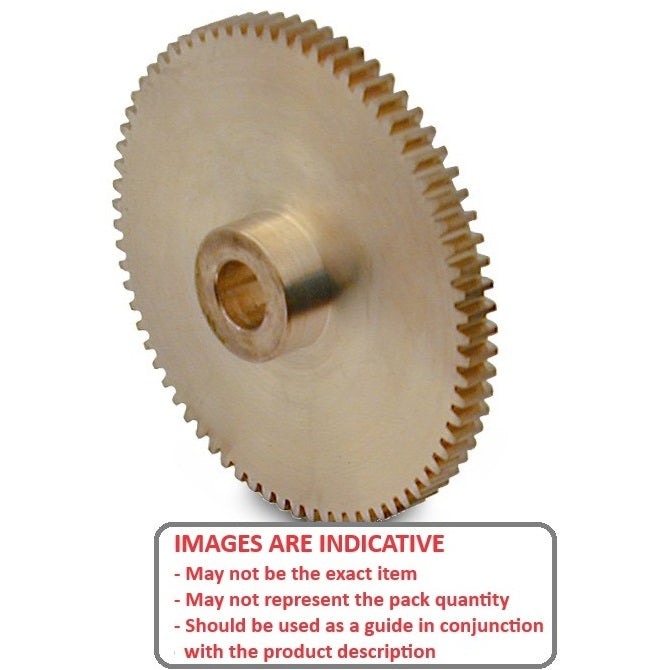 1166780 | G024B-60-M04-050-060-B-P --- Spur Gears - 60 tooth - 24x6 mm - Brass