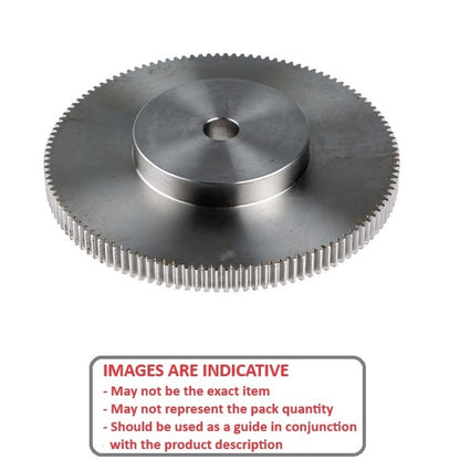 1169529 | G025H-64-D64-032-064-S3-N --- Spur Gears - 64 tooth - 25.4x6.35 mm - Stainless Steel 303/304 Similar to A2, 18-8 HRB80