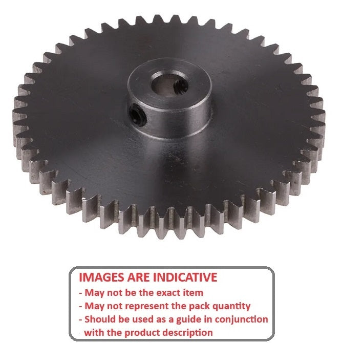 1129331 | G024B-24-M1-100-080-CGD --- Spur Gears - 24 tooth - 24x8 mm - Steel AISI 4135