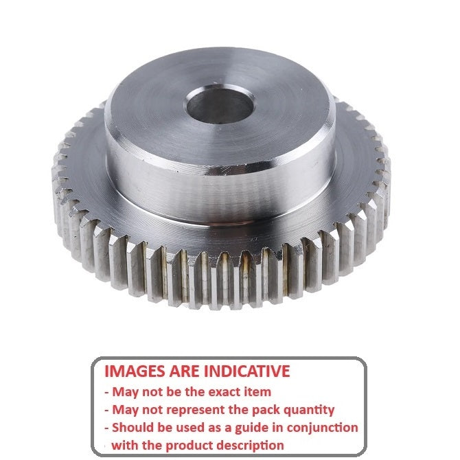 1143652 | G025H-32-D32-032-064-S3-N --- Spur Gears - 32 tooth - 25.4x6.35 mm - Stainless Steel 303/304 Similar to A2, 18-8 HRB80