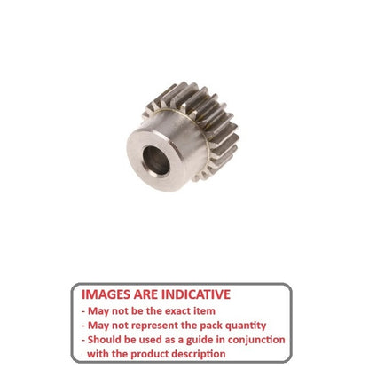 1107425 | G016B-15-D24-032-064-S3-N --- Spur Gears - 15 tooth - 15.875x6.35 mm - Stainless Steel 303/304 Similar to A2, 18-8 HRB80